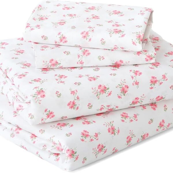 Comfortable, Soft, Breathable, Cool-Touch Microfiber 4-Piece Set With Deep Pockets (Wrinkle-Resistant)