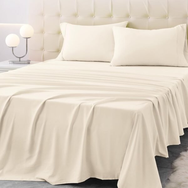 Soft Microfiber Sheets: Cool-Touch, Wrinkle-Resistant, And Durable