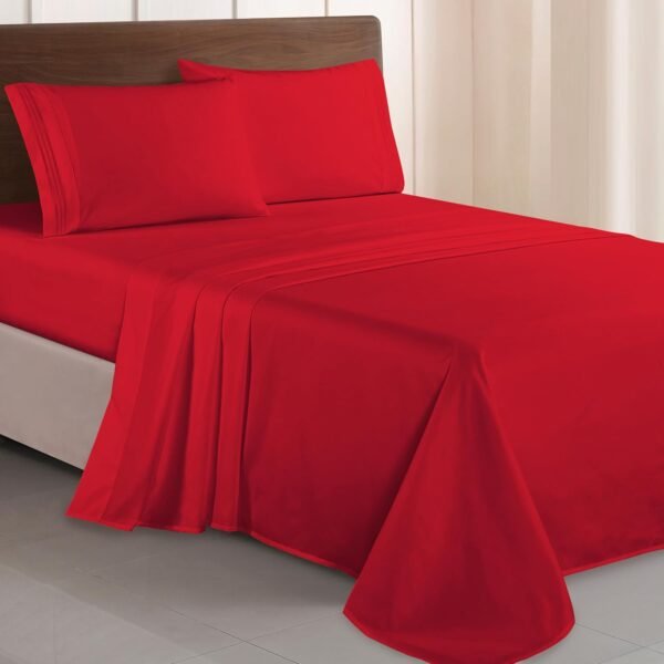 Comfortable, Ultra-Soft Microfiber 6-Piece Set With Deep Pockets (Dark Gray, Wrinkle-Resistant)