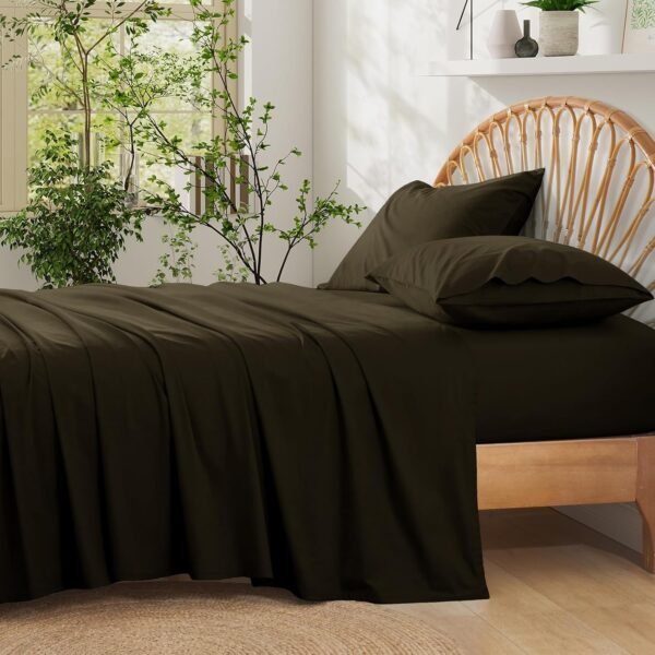 Soft, Skin-Friendly Cotton 4-Piece Sheet Set Suitable For All Seasons