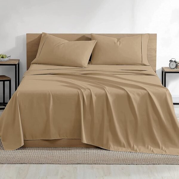 Premium Soft And Luxurious Natural Cotton 4-Piece Sheet Set